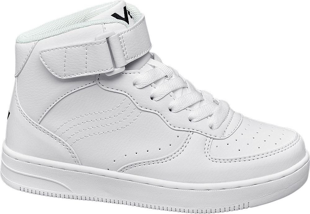 Deichmann - Vty Bílé kotníkové tenisky na suchý zip Vty 32 bílá - obrázek 1