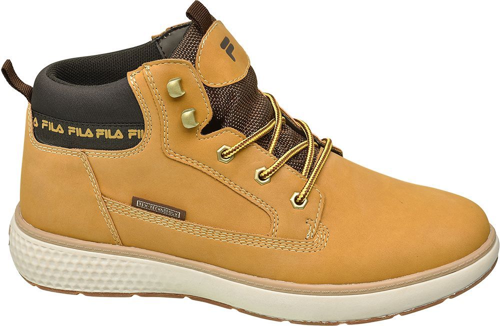 Deichmann - Fila Žlutohnědá kotníková obuv Fila s TEX membránou 41 žluto-hnědá - obrázek 1