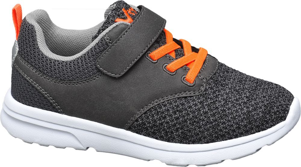 Deichmann - Vty Šedé tenisky na suchý zip Vty 34 šedá - obrázek 1