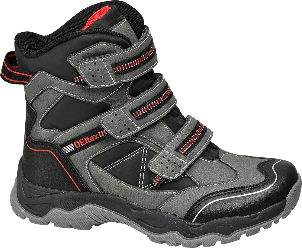 Deichmann - Cortina Šedá kotníková obuv na suchý zip Cortina s TEX membránou 36 šedá - obrázek 1