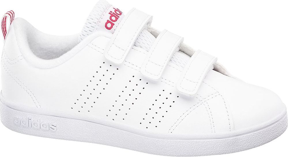 Deichmann - adidas Bílé tenisky na suchý zip Adidas Vs Adv Cl Cmf C 35 bílá - obrázek 1