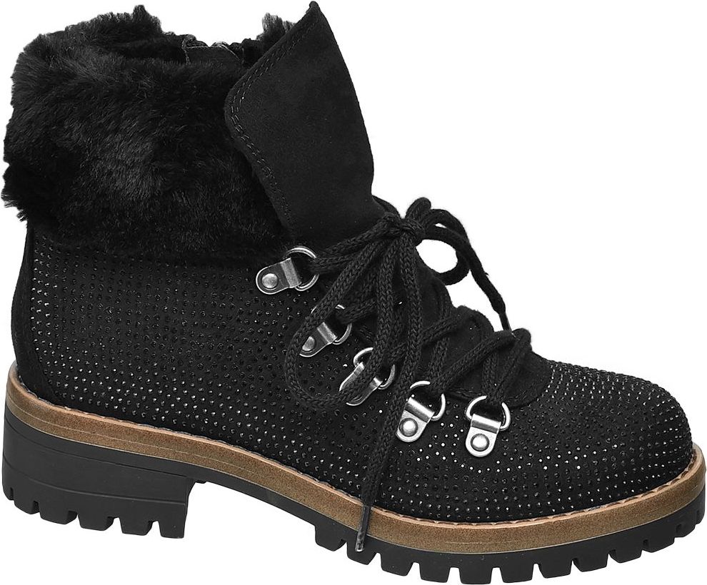 Deichmann - Graceland Černá kotníková obuv Graceland se zipem 33 černá - obrázek 1