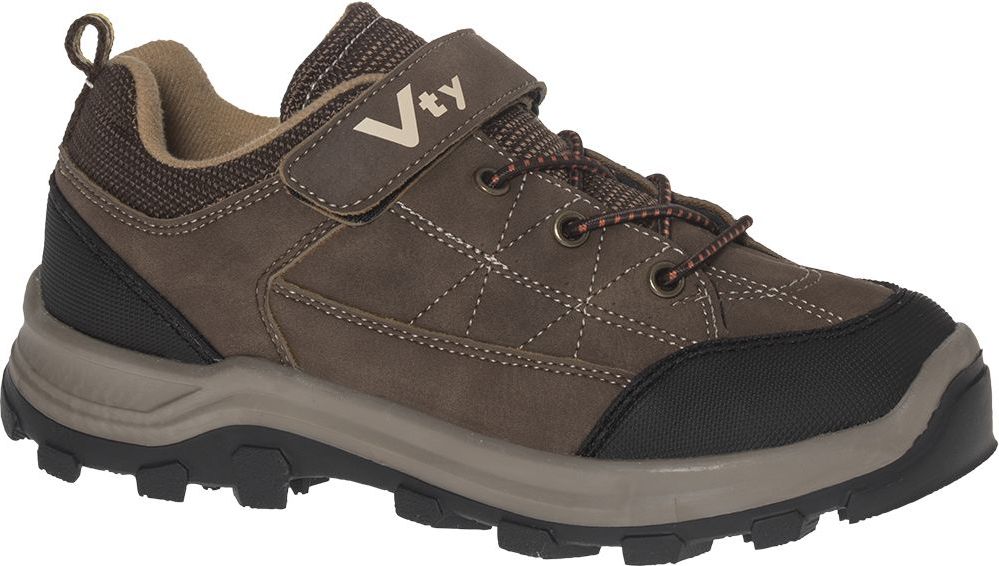 Deichmann - Vty Hnědé tenisky na suchý zip Vty 35 hnědá - obrázek 1