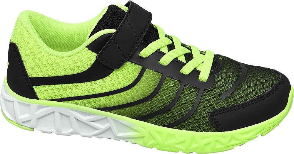 Deichmann - Vty Černo-zelené tenisky na suchý zip Vty 32 zeleno-černá - obrázek 1