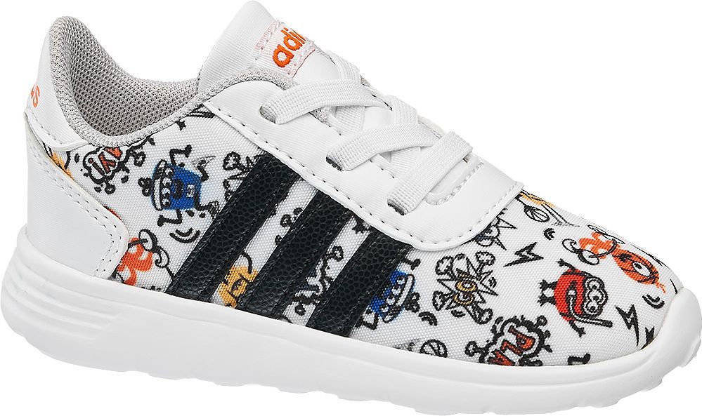 Deichmann - adidas Bílé dětské slip-on tenisky Adidas Lite Racer 27 bílá - obrázek 1