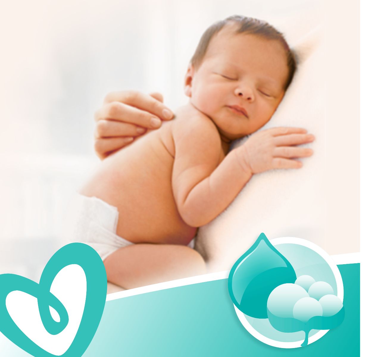 Pampers Sensitive vlhčené ubrousky 4x52 ks - obrázek 6