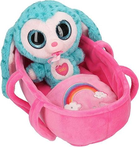 Ylvi and Minimoomis Plyšák se zvukem Minimoomis, Cooco, výška 18 cm, s postýlkou - obrázek 1