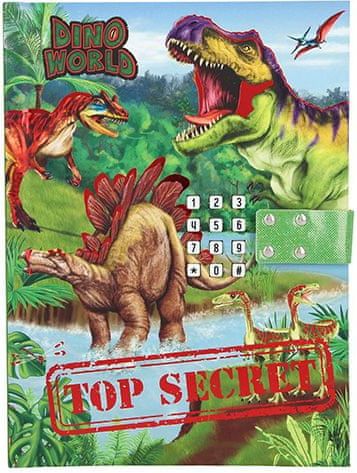Dino World Diář , Top Secret, se zámkem na kód - obrázek 1