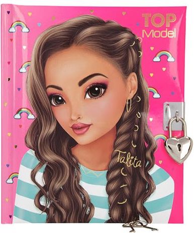Top Model Deníček se zámkem , Talita, růžový - obrázek 1