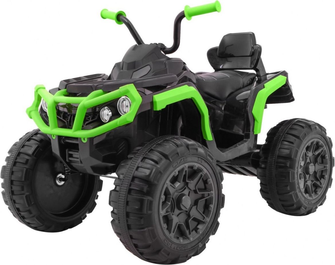 Mamido Elektrická čtyřkolka ATV černo-zelená R-BDM0906.CZ/ZIE - obrázek 1