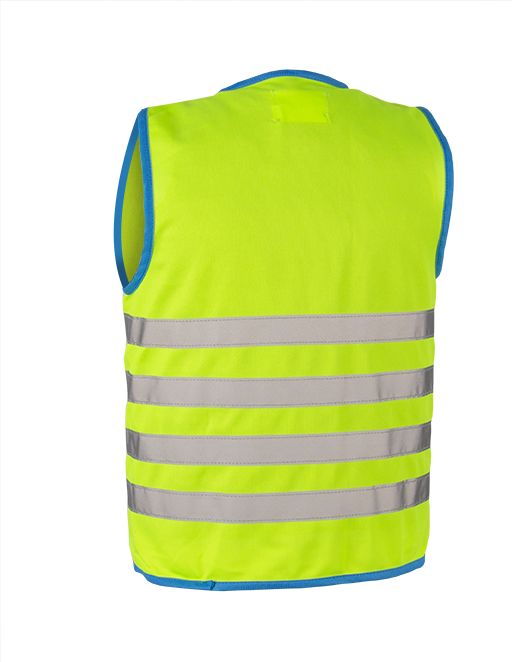 WOWOW Dětská reflexní vesta FUN JACKET GREEN velikost: M (šířka 44 cm, délka 51 cm) doporučeno pro 7 -9 let. - obrázek 2