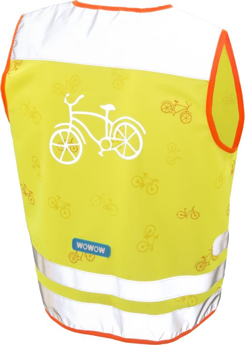 WOWOW Dětská Reflexní vesta NUTTY JACKET YELLOW velikost: L (šířka 52 cm, délka 54 cm) doporučeno pro 10 a více let. - obrázek 1