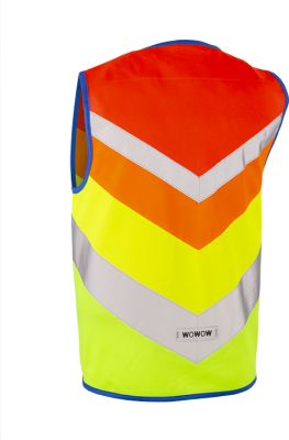 WOWOW Dětská reflexní vesta RAINBOW JACKET RED COMBO velikost: S (šířka 40 cm, délka 45 cm) doporučeno od 4 do 6 let. - obrázek 3