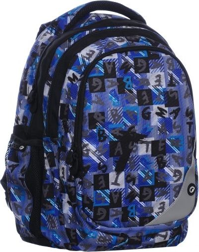 Lehký školní batoh pro kluky BPS 0115 B BLACK/BLUE - obrázek 1