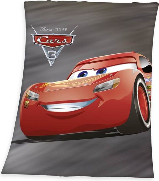 HERDING Fleece deka Cars 3 Polyester130x160 cm - obrázek 1