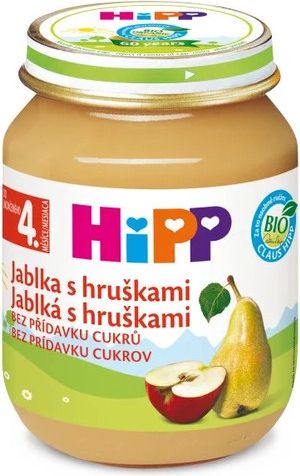 HiPP OVOCE BIO Jablka s hruškami 125g C-89 - balení 6 ks - obrázek 1