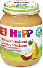 HiPP OVOCE BIO Jablka s hruškami 125g - balení 6 ks - obrázek 1