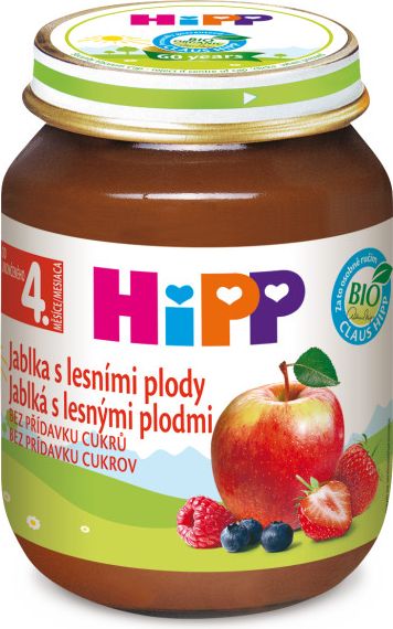 HiPP OVOCE BIO Jablka s lesními plody 125g C-75 - balení 6 ks - obrázek 1