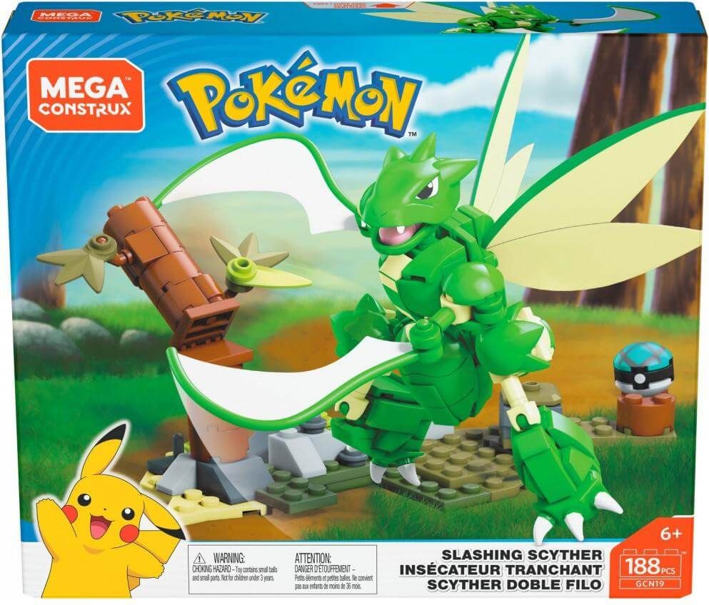 Mattel Pokémon Mega Construx - Scyther 13 cm - obrázek 2