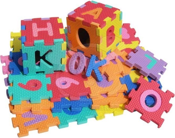 EVA Pěnové puzzle 16 x 16cm 72 ks - obrázek 1