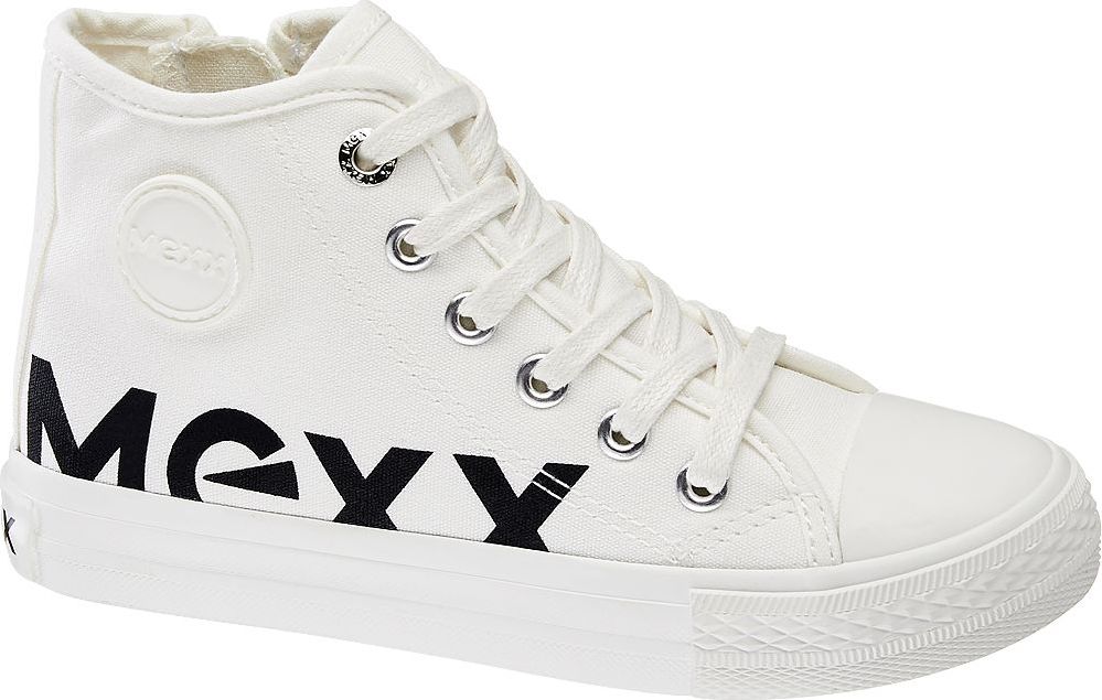 Deichmann - MEXX Bílé kotníkové plátěné tenisky Mexx 35 bílá - obrázek 1