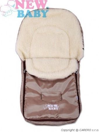 Zimní fusak New Baby Classic Wool brown, Hnědá - obrázek 1