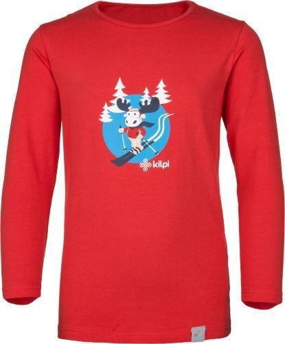 Kilpi Dětské tričko KILPI LERO-J červená 122_128 - obrázek 1