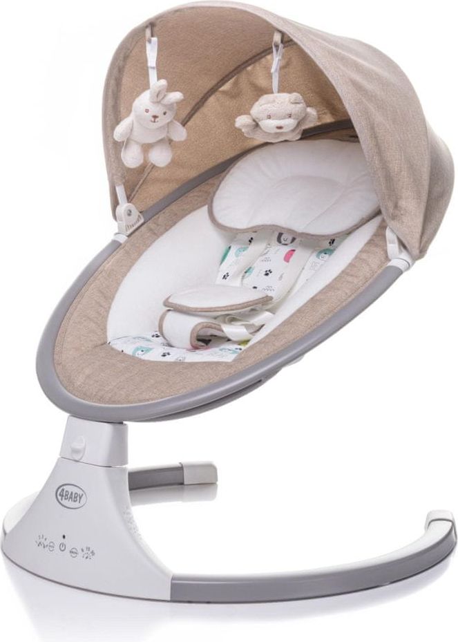 4Baby houpačka Rock´n Relax Beige - obrázek 1