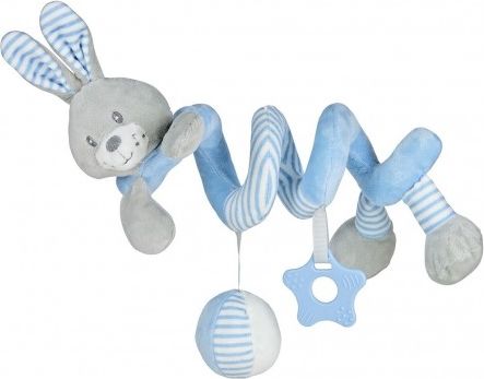 Hračka na postýlku Spirála Baby Mix králík modrý, Modrá - obrázek 1