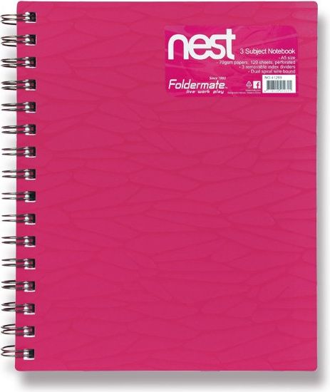 Foldermate Spirálový blok Nest růžový - obrázek 1
