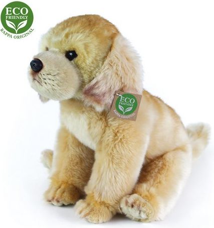 Plyšový labrador sedící, 27 cm, ECO-FRIENDLY - obrázek 3