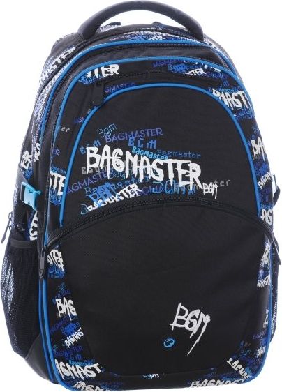 Klučičí školní batoh MADISON 0115 C BLACK/BLUE - obrázek 1