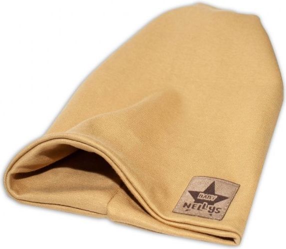 Baby Nellys Hand Made Jarní, podzimní bavlněná čepice - dvouvrstvá, tm. růžová - 3-7 let - obrázek 4