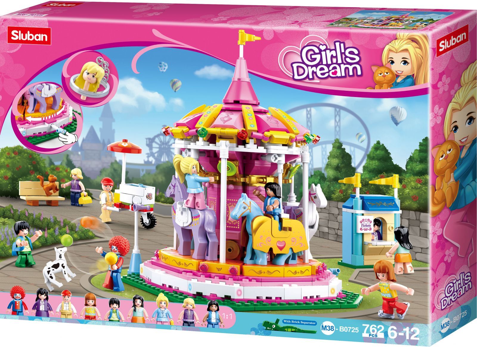 Sluban Girls Dream M38-B0725 Koníkový kolotoč - obrázek 2