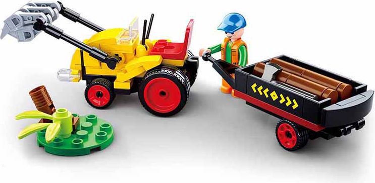 Sluban Town Farma M38-B0777 Traktůrek s přívěsem - obrázek 2