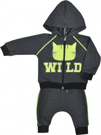 2-dílná kojenecká souprava Koala Wild šedo zelená, Zelená, 74 (6-9m) - obrázek 1