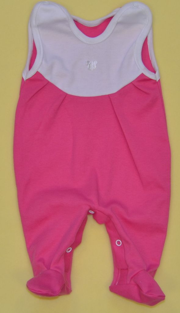 Kojenecké dupačky, růžové, Dětský svět vel.56 - obrázek 3