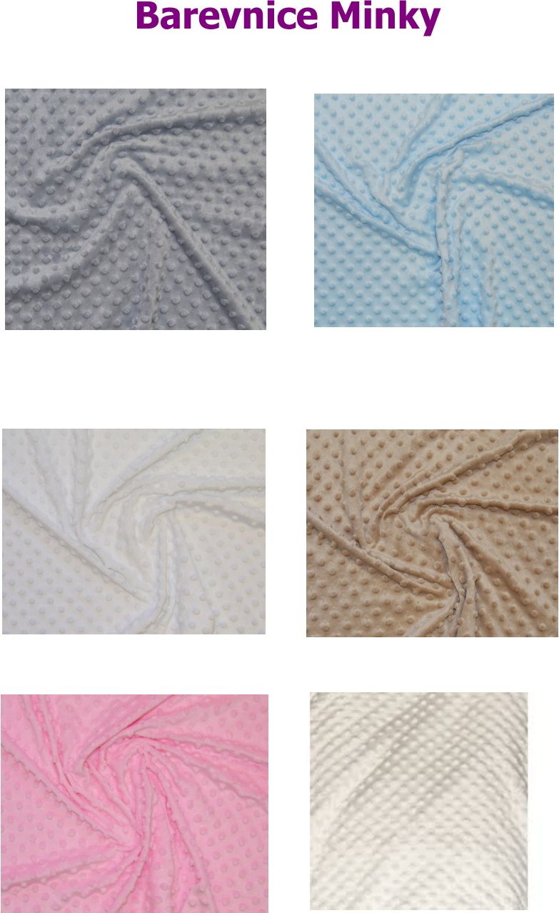 Kojenecký overal, Dětský svět, světle modrý Minky - obrázek 2