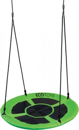 ECOTOYS Houpací kruh Čapí hnízdo (průměr 100cm) zelený - obrázek 1