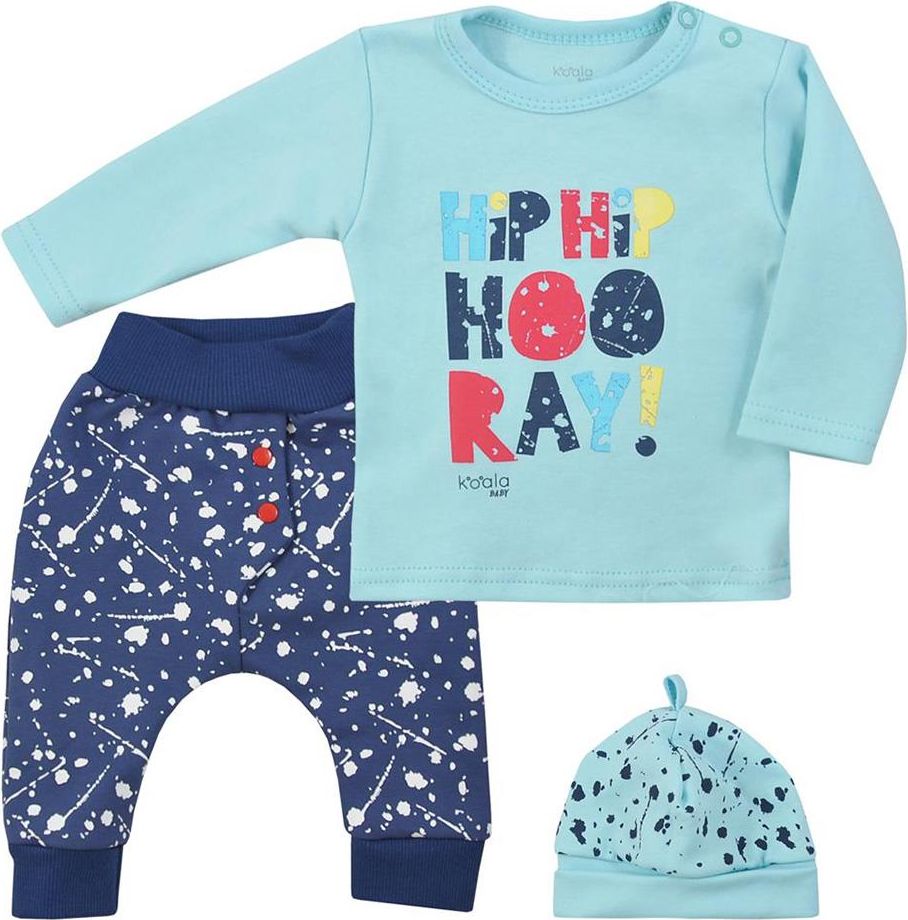 3-dílná dětská souprava Koala Hip-Hip Varianta: šedá/62 (3-6m) - obrázek 17
