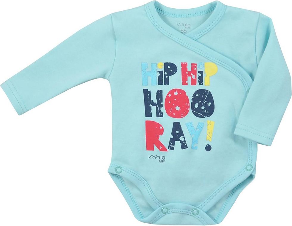 Kojenecké celorozepínací body Koala Hip-Hip Varianta: šedé - šedá/56 (0-3m) - obrázek 3