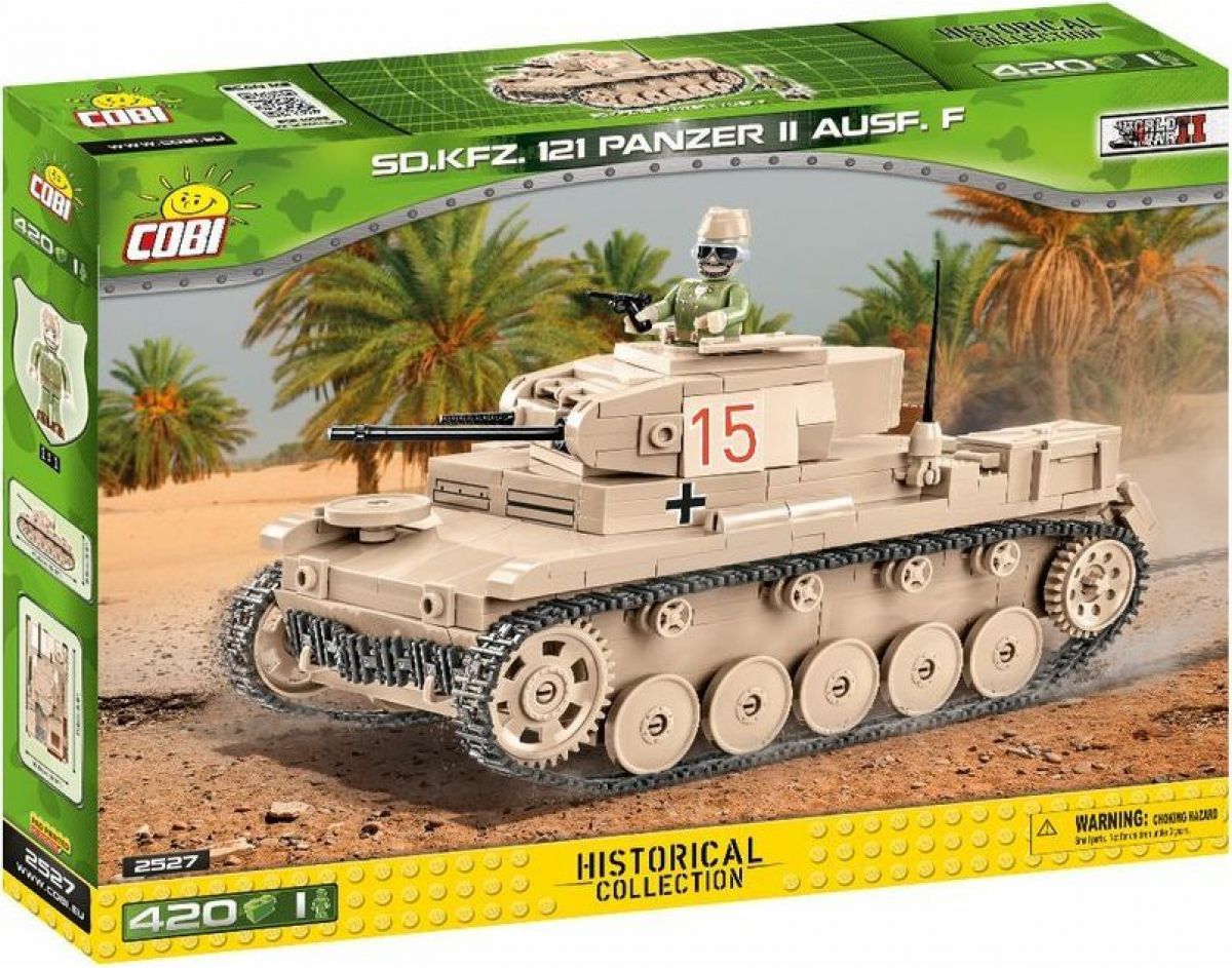 Cobi 2527 Malá armáda II. světová válka SD.KFZ.121 Panzer II Ausf. F - obrázek 1