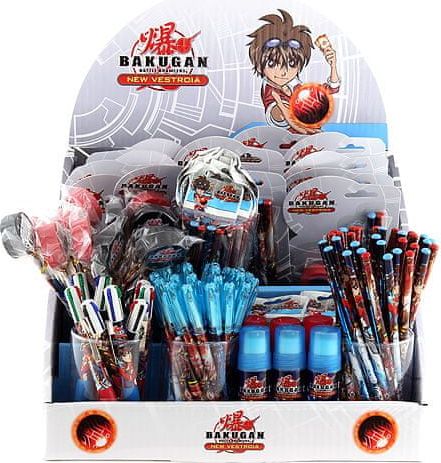 Bakugan Stojánek s náplní , STATIONERY DISPLAY (FULL) BAKUGAN - obrázek 1