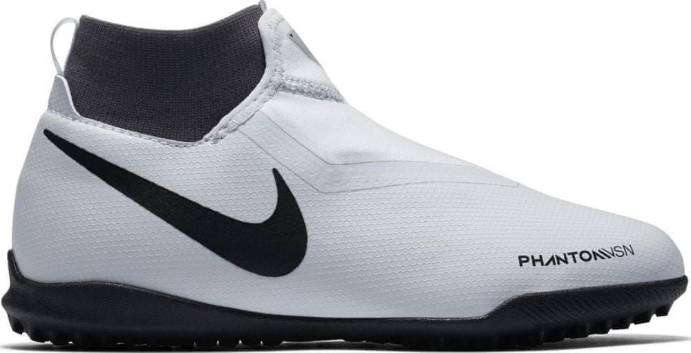 Nike Dětské kopačky Nike Phantom VSN Academy DF TF Bílá / Černá, 36 - obrázek 1