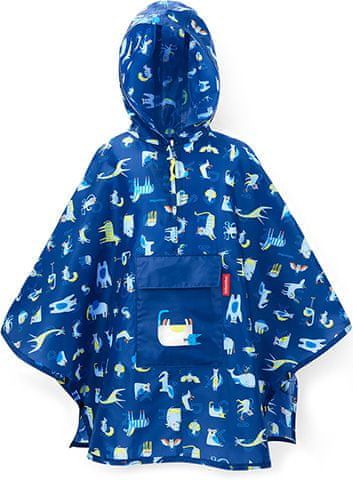 Reisenthel Pláštěnka , Zvířátka, modrá | mini maxi poncho M kids - obrázek 1