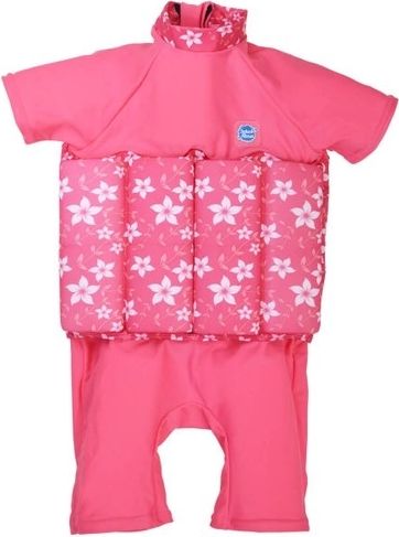 Dětský UV plováček SplashAbout kytičky s rukávy velikosti 4-6 let (18-30kg) - obrázek 1