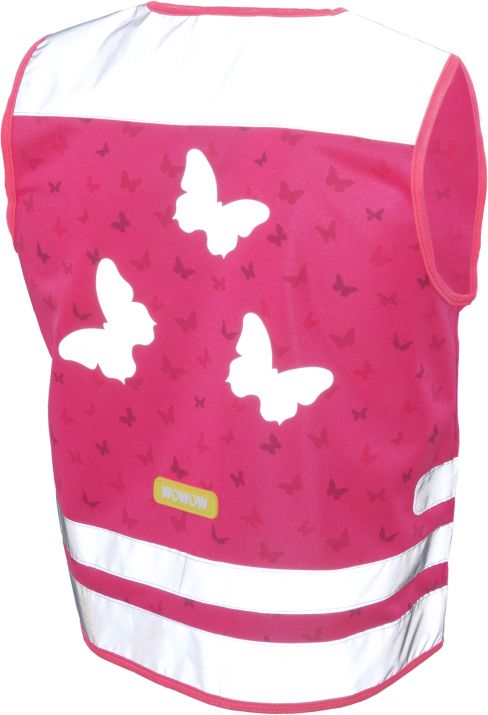 WOWOW Dětská Reflexní vesta NUTTY JACKET PINK velikost: XS (šířka 36 cm, délka 41 cm) - doporučeno do 4 let. - obrázek 1