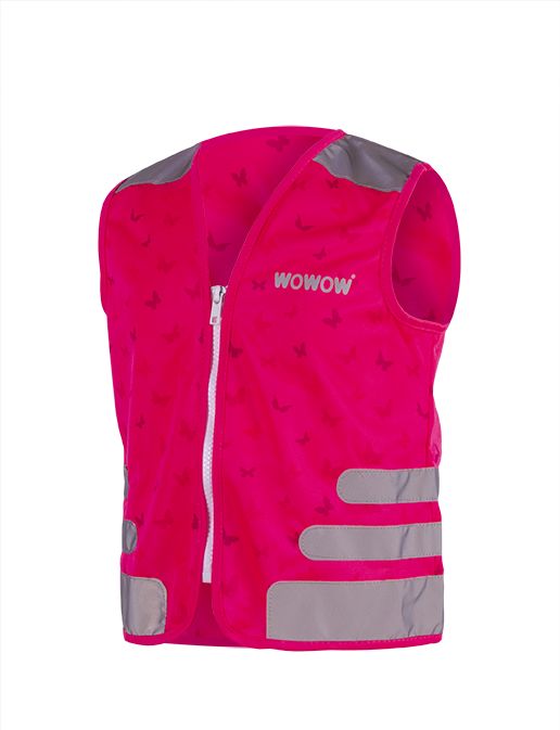 WOWOW Dětská Reflexní vesta NUTTY JACKET PINK velikost: XS (šířka 36 cm, délka 41 cm) - doporučeno do 4 let. - obrázek 3