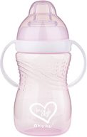 Hrníček dětský s náústkem - AKUKU růžový - 280ml - obrázek 2