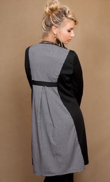 Těhotenské šaty/tunika OLGA  dl. rukáv - L/XL - obrázek 3